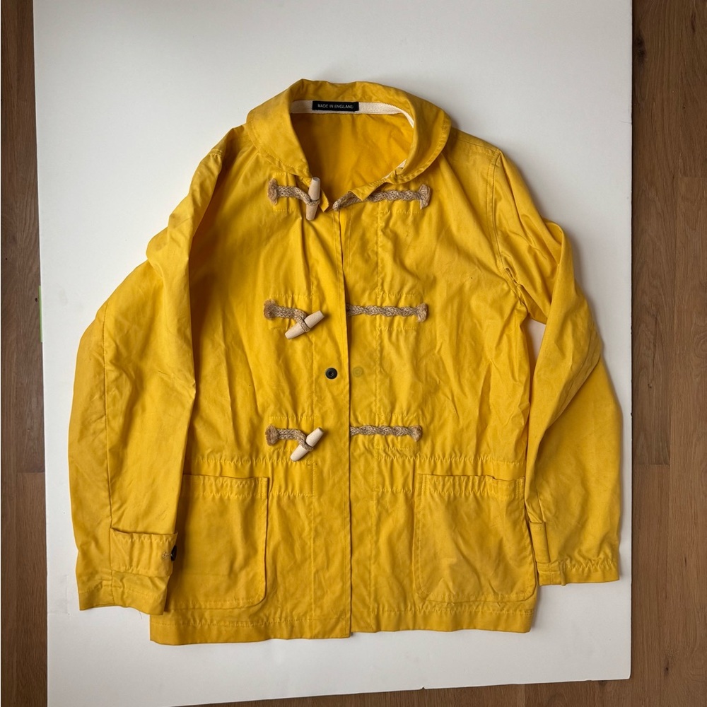 Gloverall Yellow Toggle Coat